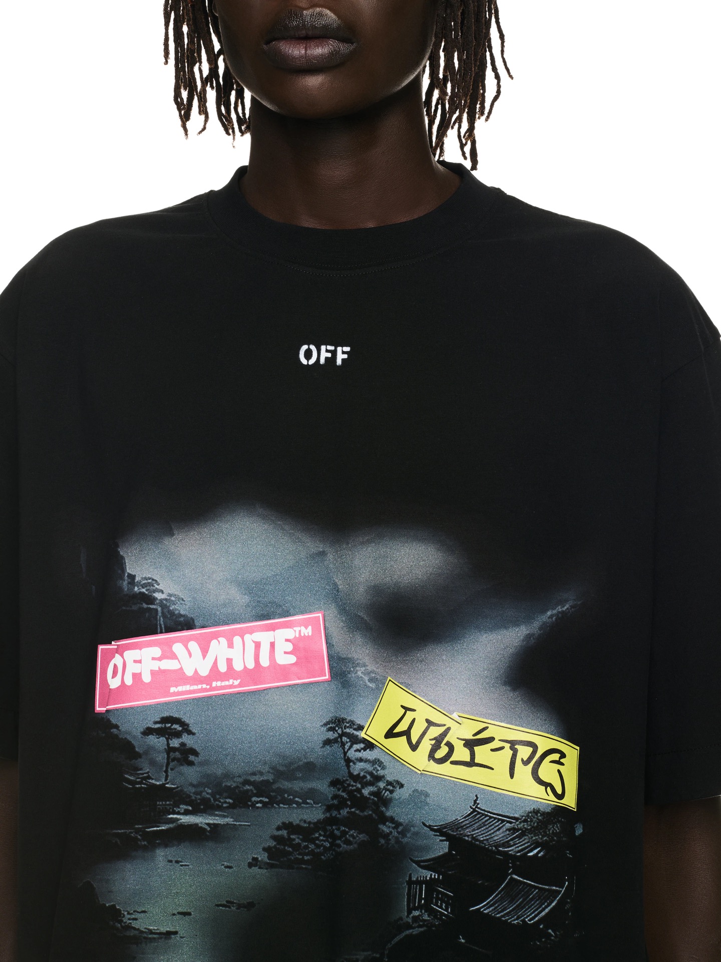Off-White Printed Crew Neck T-Shirt | Short Sleeve Casual Tee Top 8 i1740449466999 233 0 6
