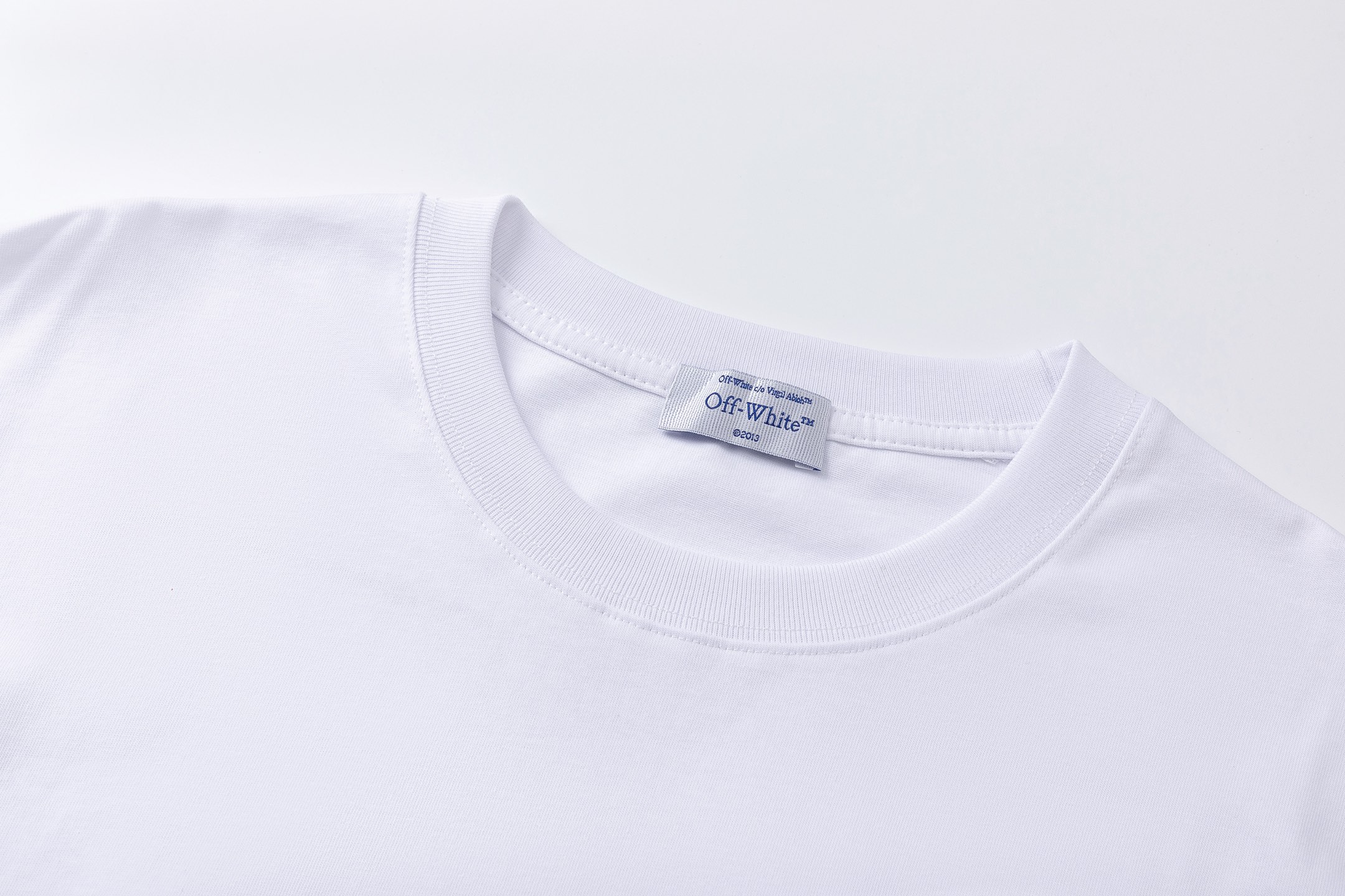 Off-White Printed Crew Neck T-Shirt, Fashionable Tees Tops, Size S-XL 3 i1741679544806 9353 0 1