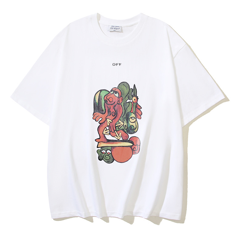 Off-White OW Printed Crew Neck T-Shirt - Stylish and Comfortable Tee 9 i1743299693223 3715 0 7