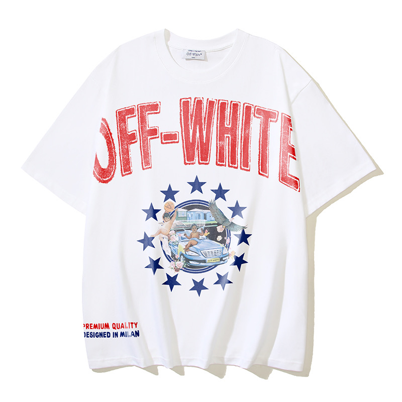 Off-White OW Printed Crew Neck T-Shirt: Premium Quality, Milan Design 2 i1743300377296 7843 0 0