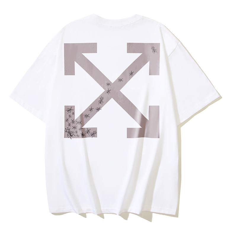 Off-White OW Printed Crew Neck T-Shirt | Stylish & Comfortable Cotton Tee 2 i1743518459541 9513 0 1