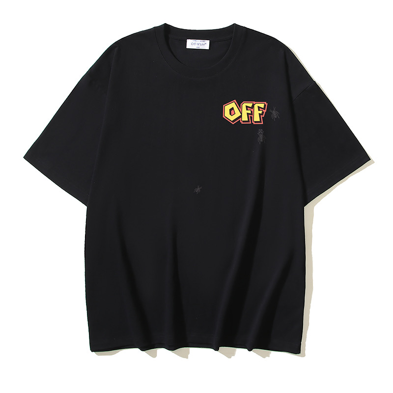 Off-White OW Printed Crew Neck T-Shirt Streetwear Fashion Tops (S-XL) 2 i1743518664672 9400 0 1