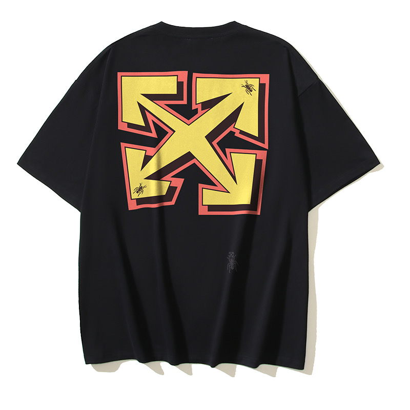Off-White OW Printed Crew Neck T-Shirt Streetwear Fashion Tops (S-XL) 1 i1743518664673 2018 0 0