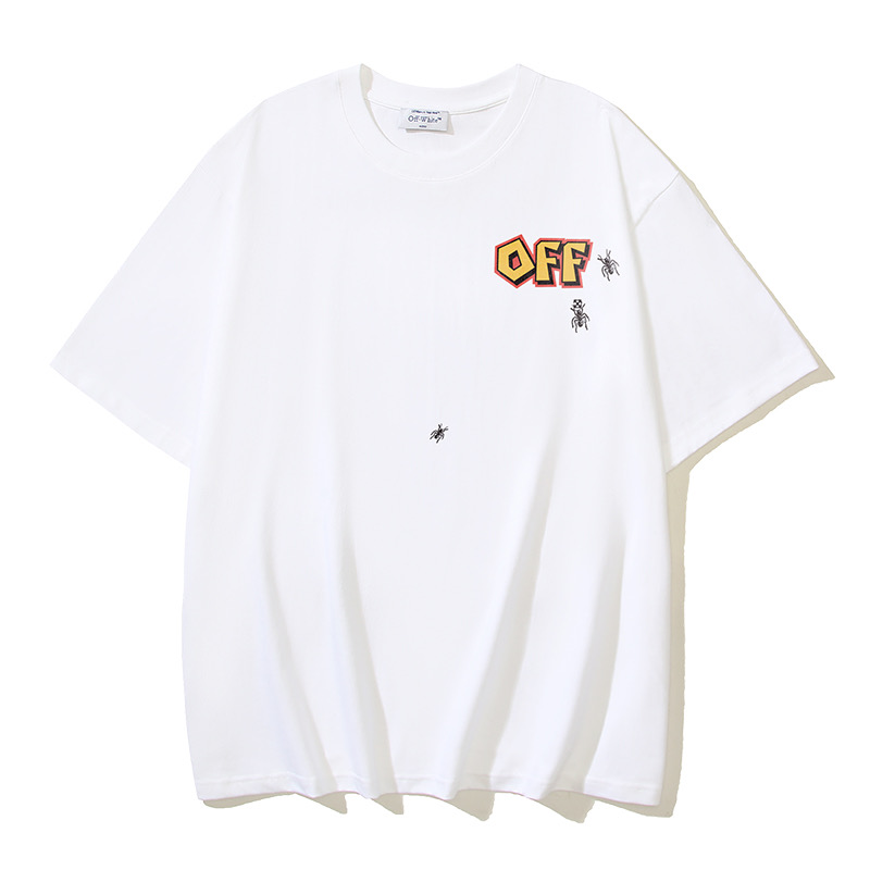 Off-White OW Printed Crew Neck T-Shirt Streetwear Fashion Tops (S-XL) 4 i1743518665104 1108 0 3