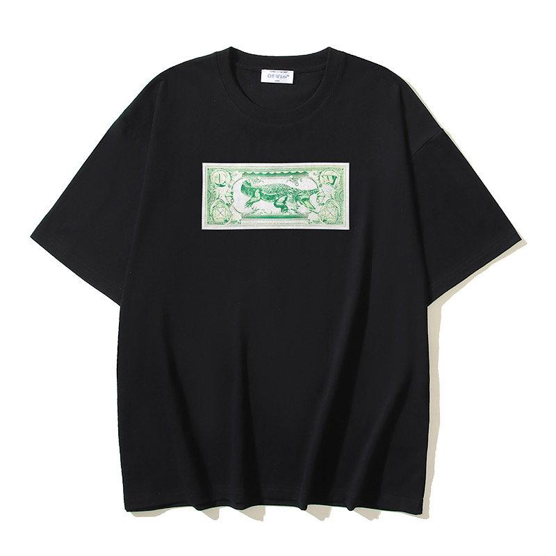 Off-White OW Printed Crew Neck T-Shirt - Stylish and Comfortable, S-XL 2 i1743519296249 4155 0 0