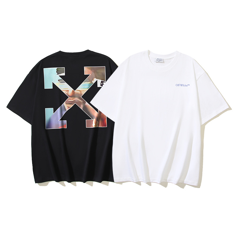 Off-White Printed Crew Neck T-Shirt - Stylish & Comfortable Cotton Tee 1 i1743519659143 5725 0 0