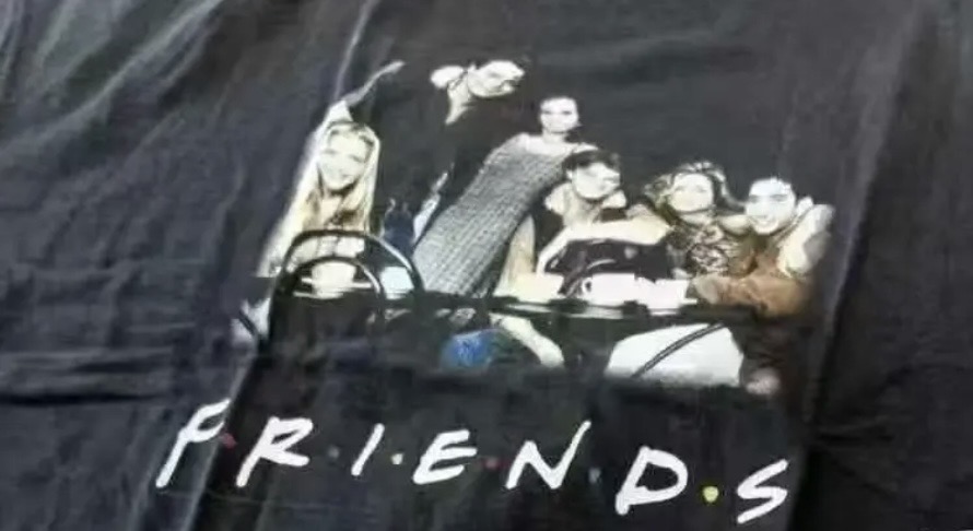 Saint Michael Vintage Crew Neck T-Shirt with Friends Graphic Print - S to XL 6 i1743991518995 7304 0 5