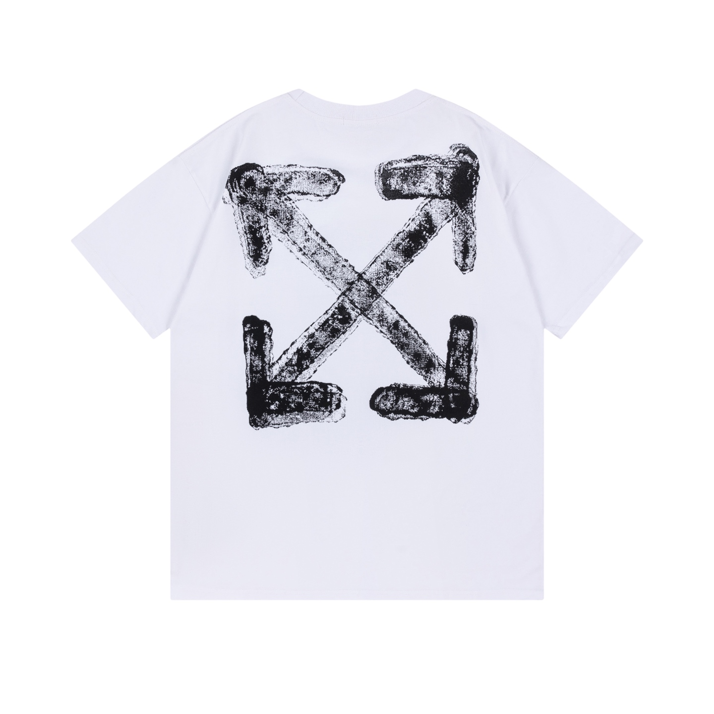 Off-White Printed Crew Neck T-Shirt | Fashionable Streetwear Tee - S to XL 4 i1744854682541 1485 0 2