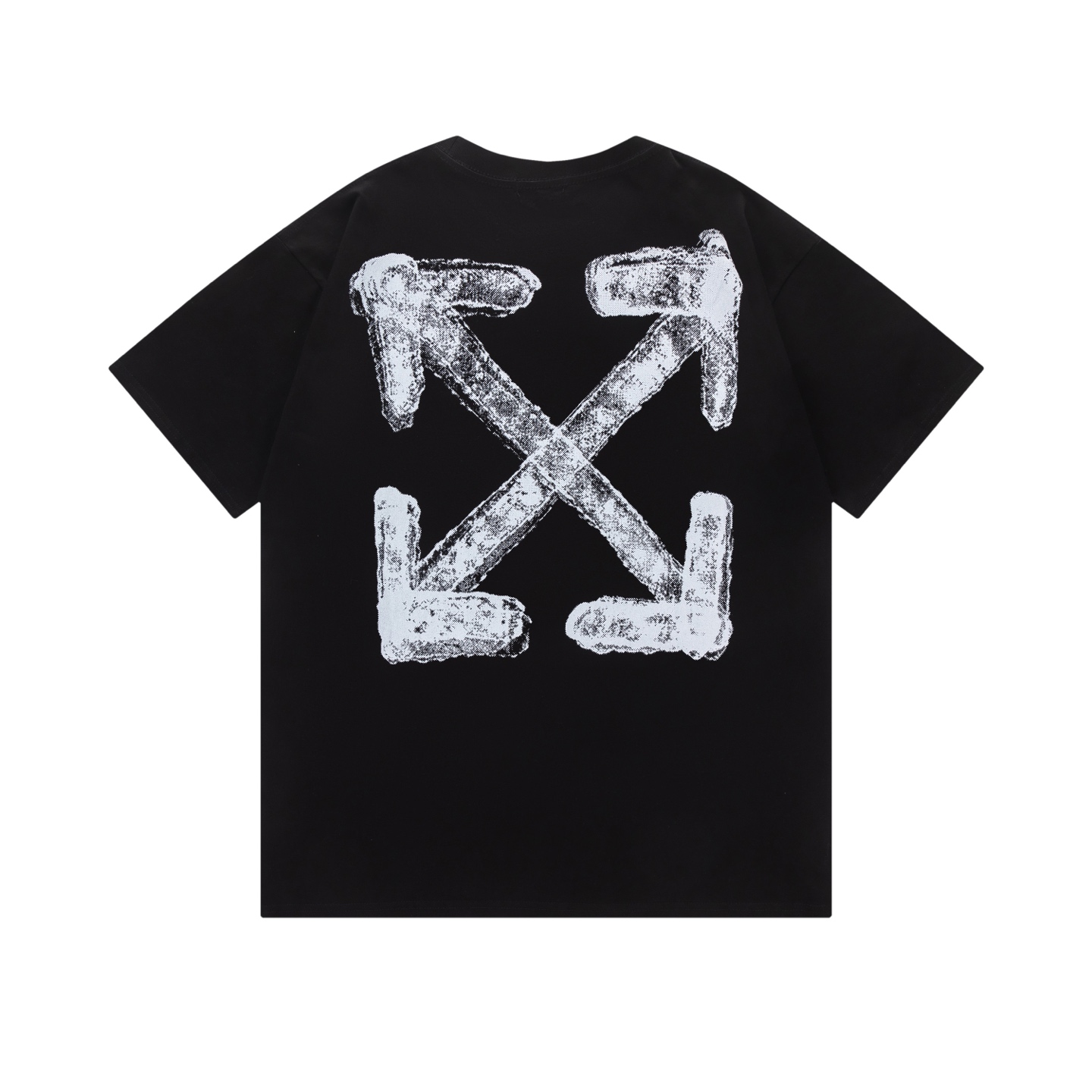 Off-White Printed Crew Neck T-Shirt | Fashionable Streetwear Tee - S to XL 2 i1744854682559 771 0 0