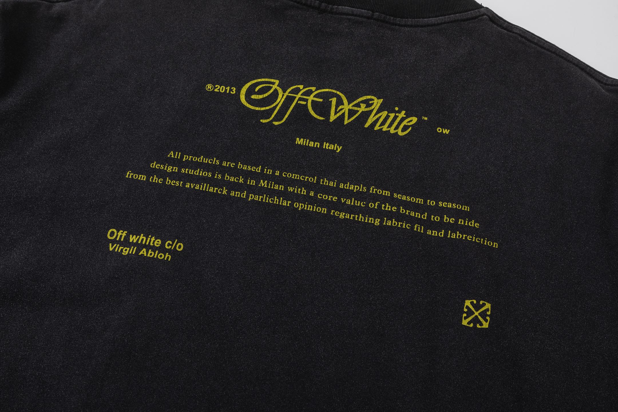 Off-White Printed Crew Neck T-Shirt with Angel Graphic - S to XL 8 i1744854841302 1502 0 6