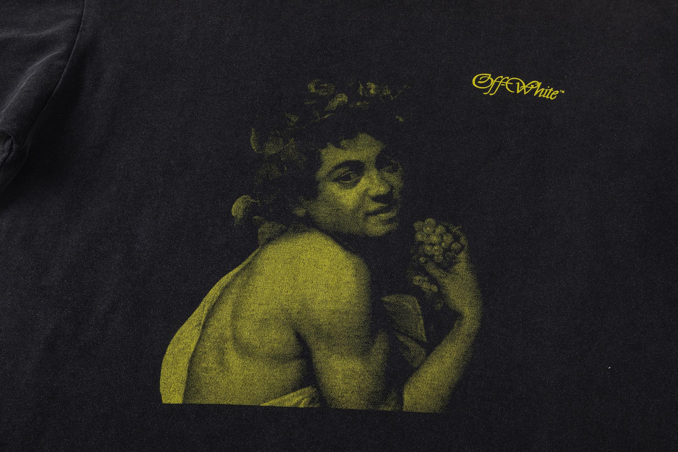 Off-White Printed Crew Neck T-Shirt with Angel Graphic - S to XL 5 i1744854844324 4230 0 3