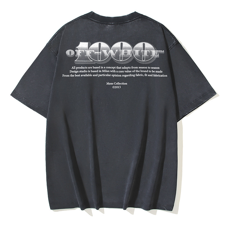 Off-White Printed Crew Neck T-Shirt - Renaissance Graphic Tee for Men and Women 2 i1744855557527 4074 0 1