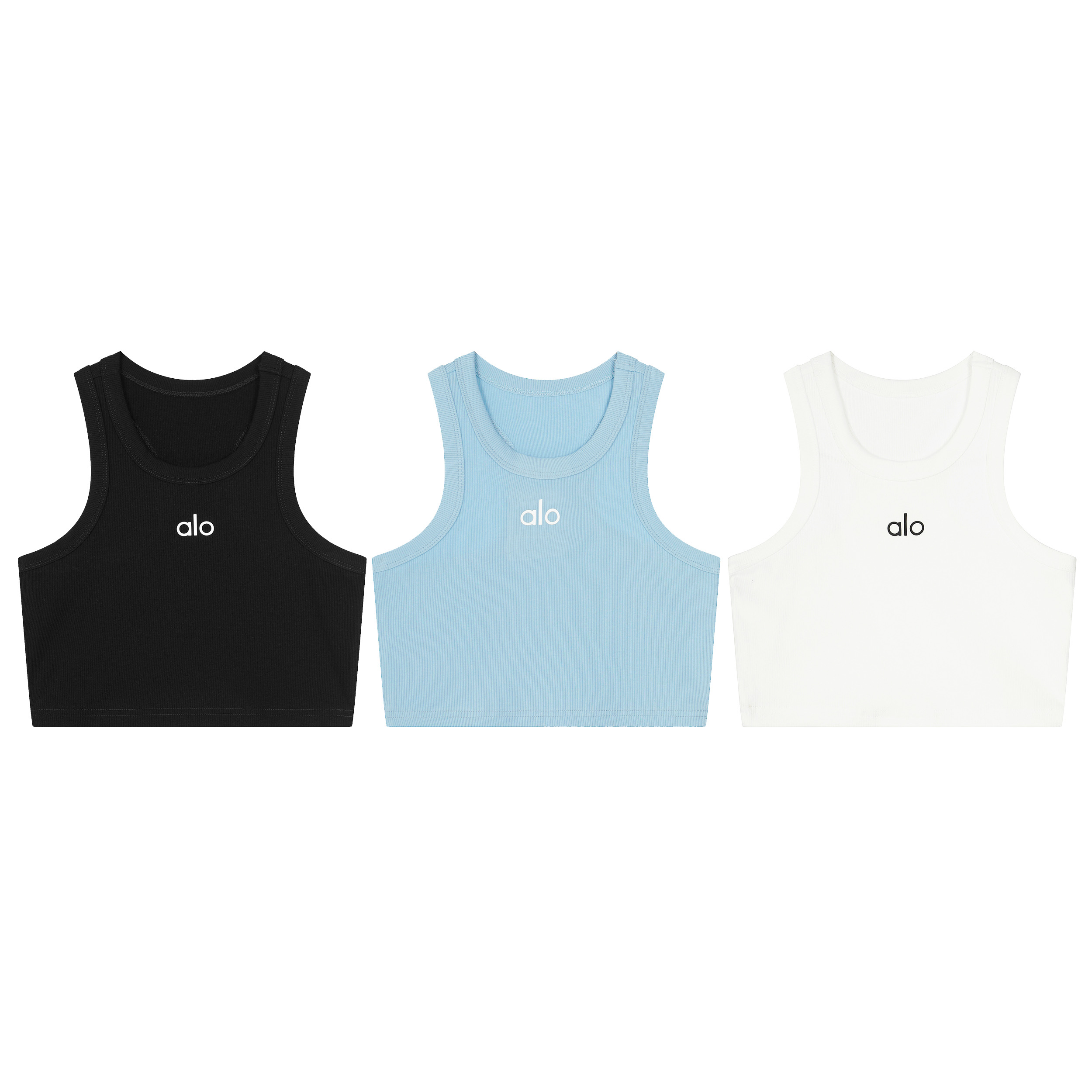 ALO Yoga Ribbed Crop Tank Top - Slim Fit, Comfort and Style for Women 2 i1744856056892 5257 0 0