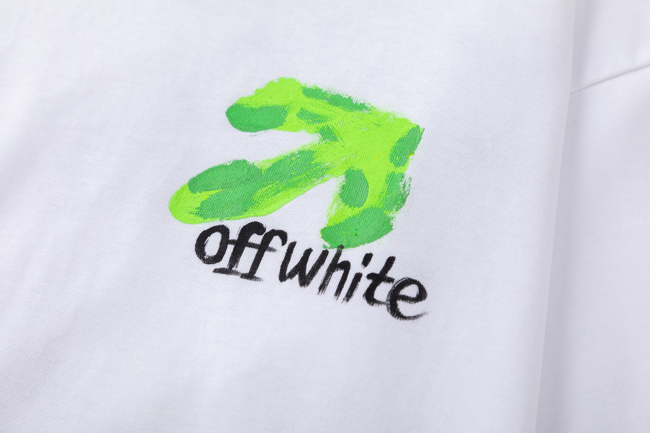 Off-White Printed Crew Neck T-Shirt | Short Sleeve Tee Top (S-XL) 5 i1746323938769 4890 0 3