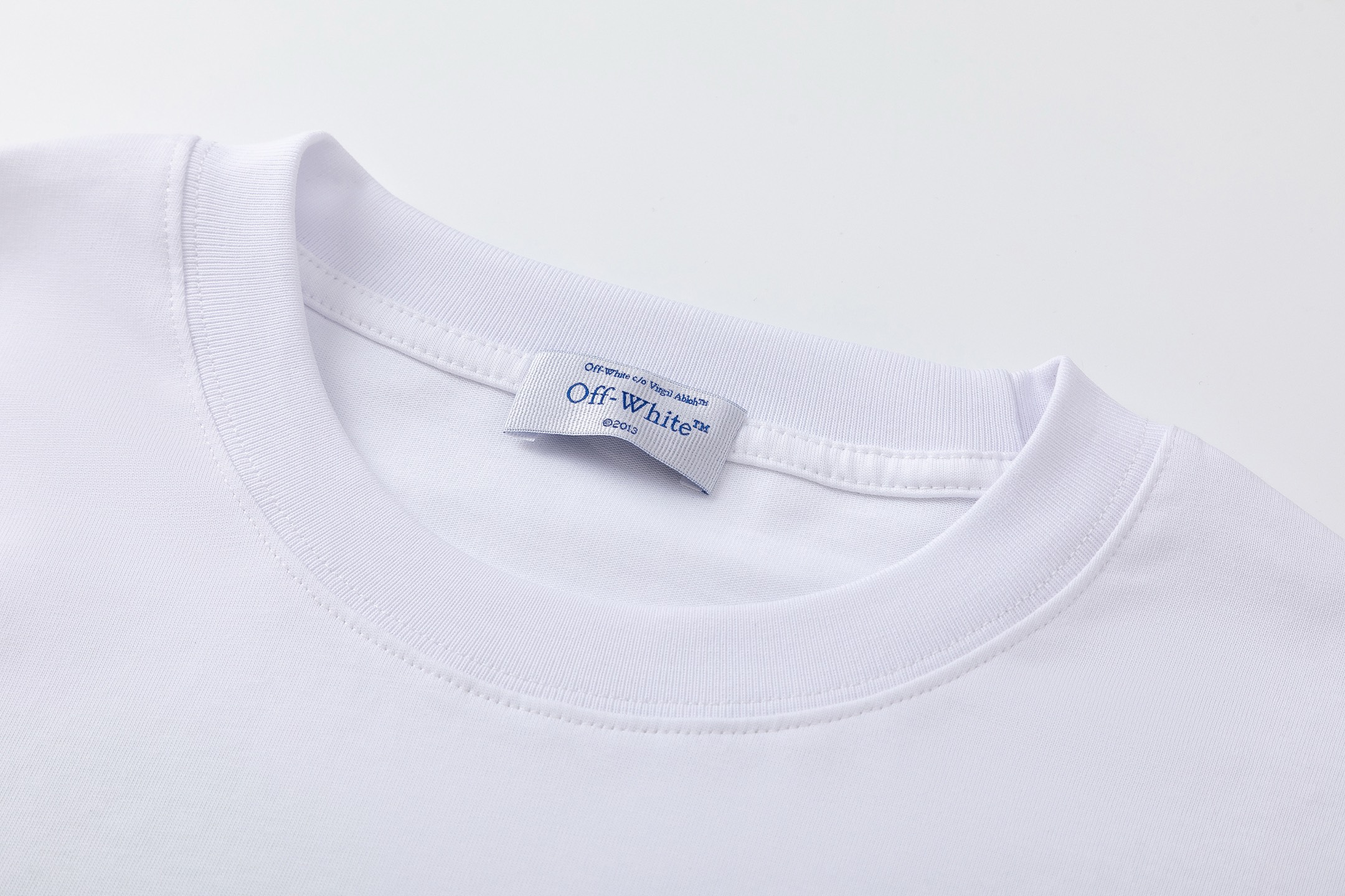 Off-White Printed Crew Neck T-Shirt | Short Sleeve Tee Top (S-XL) 4 i1746323938769 9581 0 2