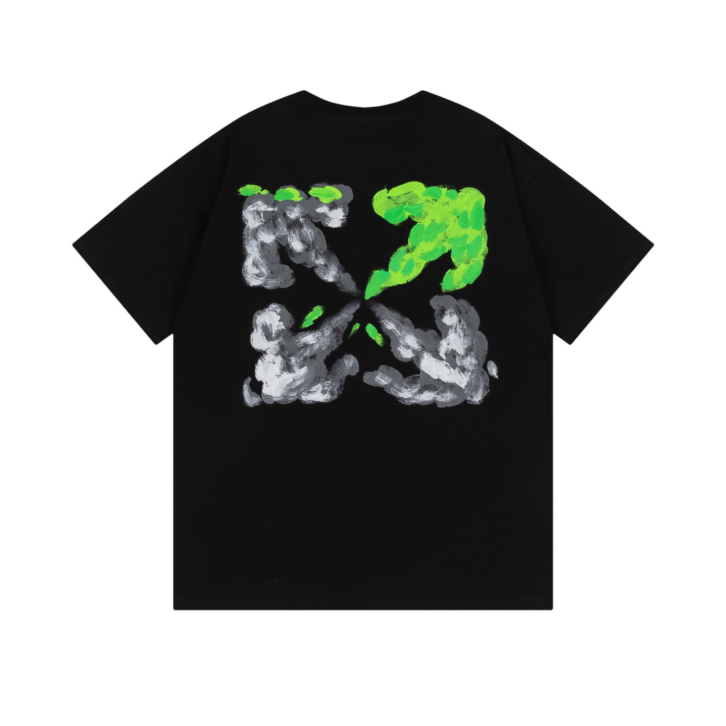 Off-White Printed Crew Neck T-Shirt Short Sleeve Casual Tee Tops 4 i1746323966221 9872 0 2