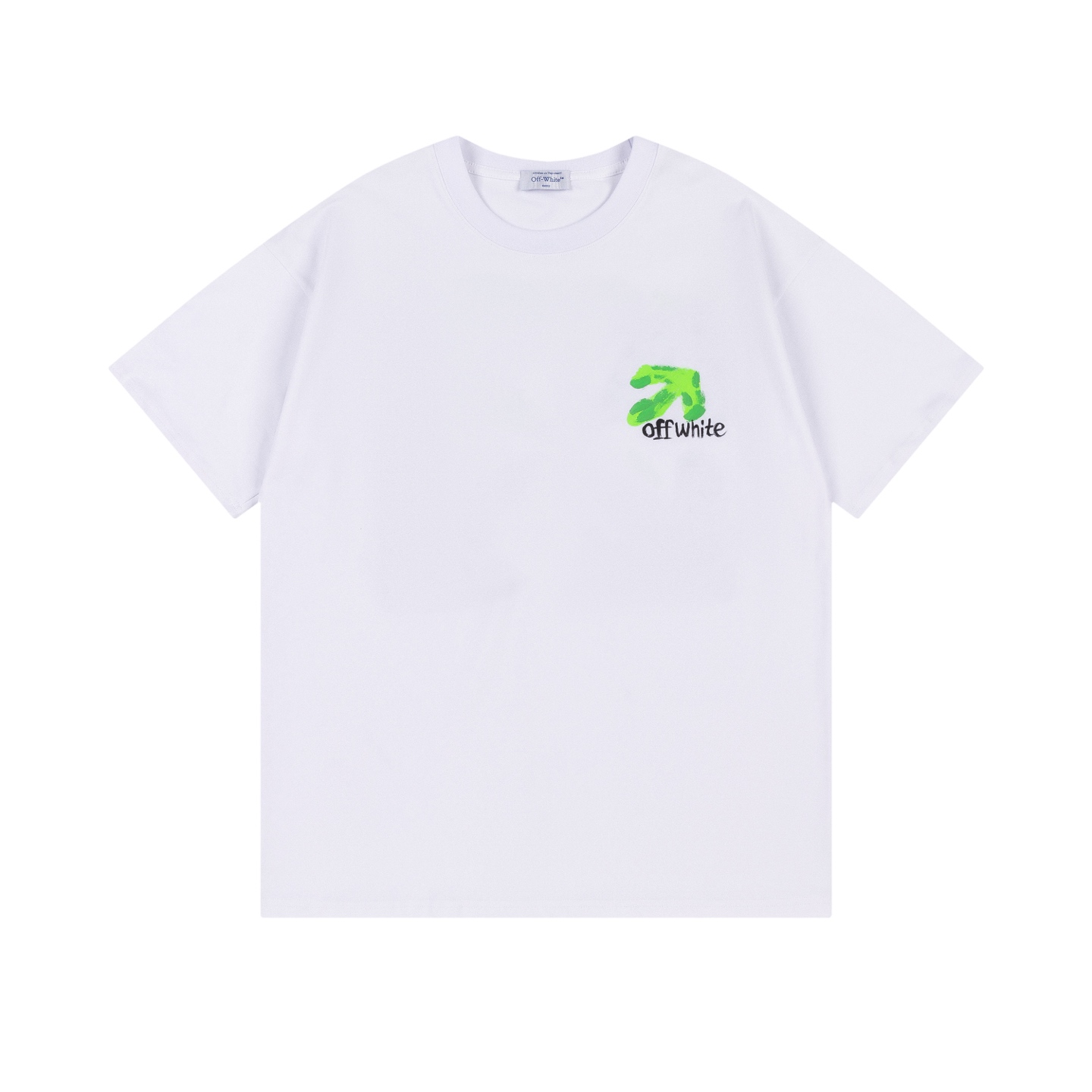 Off-White Printed Crew Neck T-Shirt Short Sleeve Casual Tee Tops 3 i1746323966278 3545 0 1