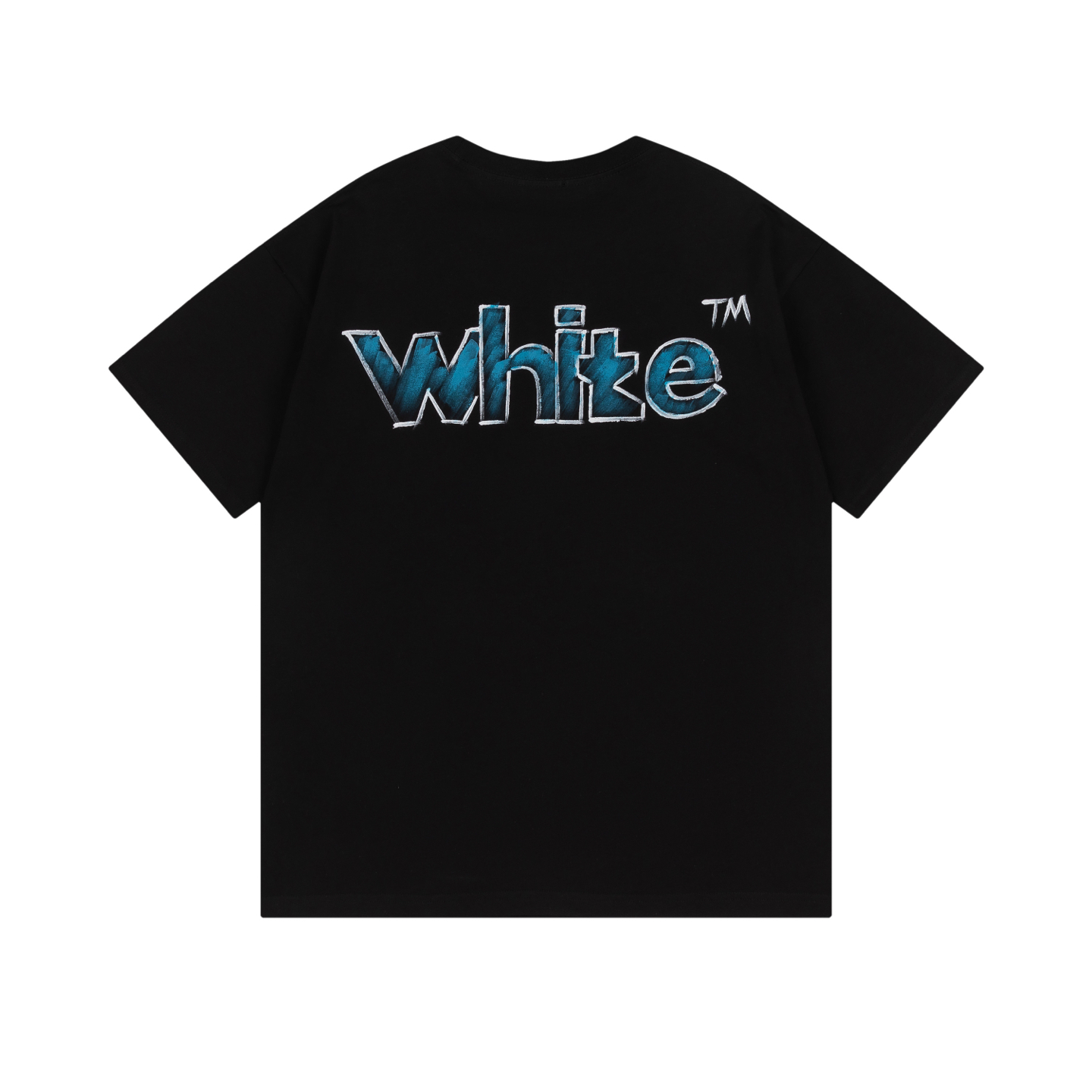 Off White Printed Crew Neck T-Shirt - Stylish and Comfortable Tees 2 i1746323992822 4445 0 1