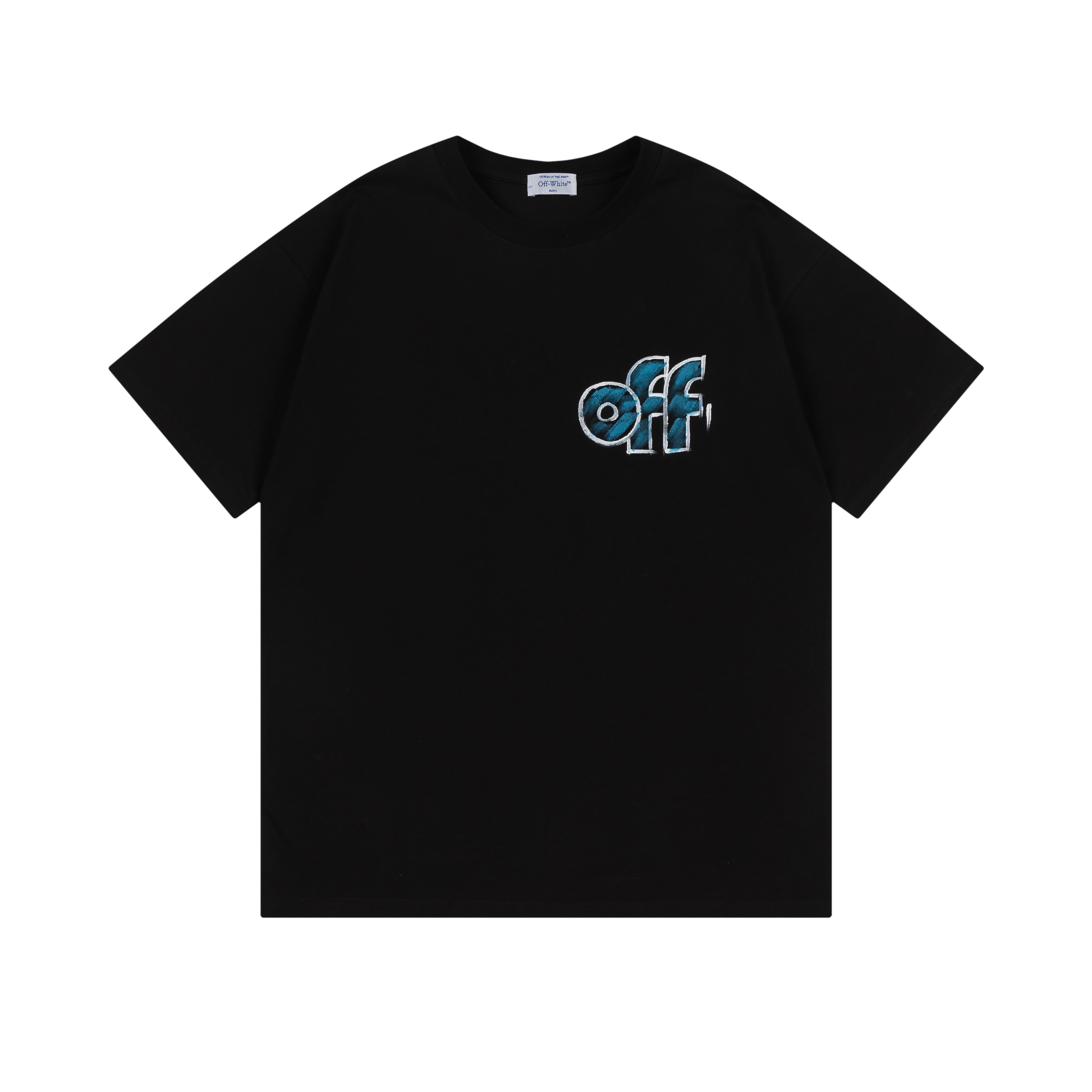Off-White OW Printed Crew Neck T-Shirt - Stylish and Comfortable Tees Tops 4 i1746324012952 5749 0 3