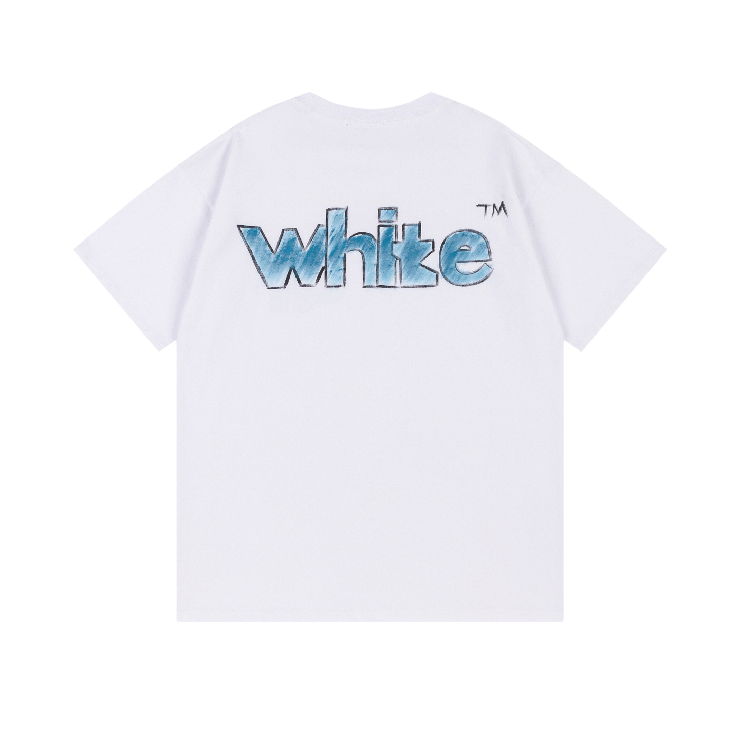 Off-White OW Printed Crew Neck T-Shirt - Stylish and Comfortable Tees Tops 1 i1746324013095 5495 0 0