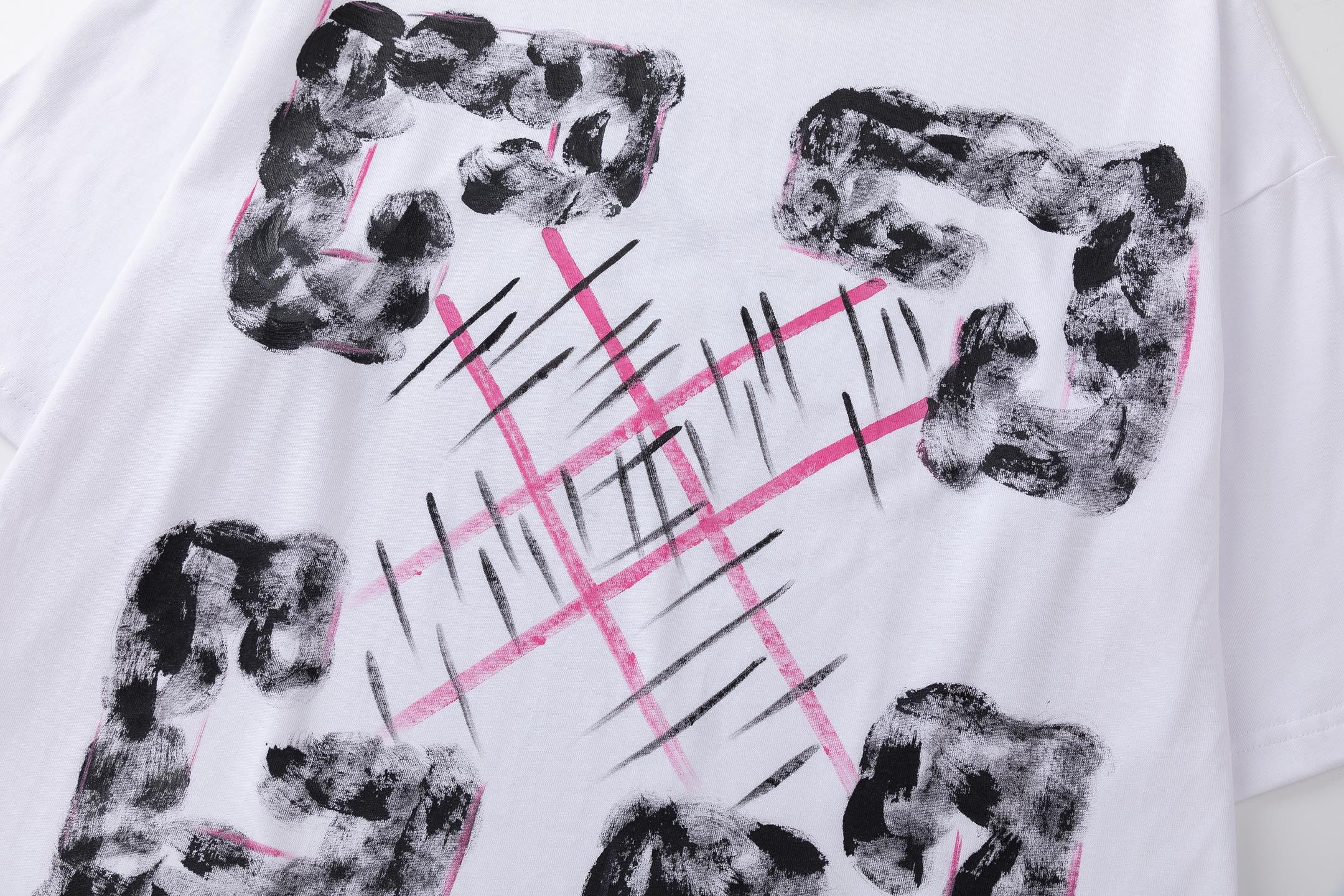 Off-White Printed Crew Neck T-Shirt | OW Tee Tops | S-XL Sizes 4 i1746324037066 3653 0 3