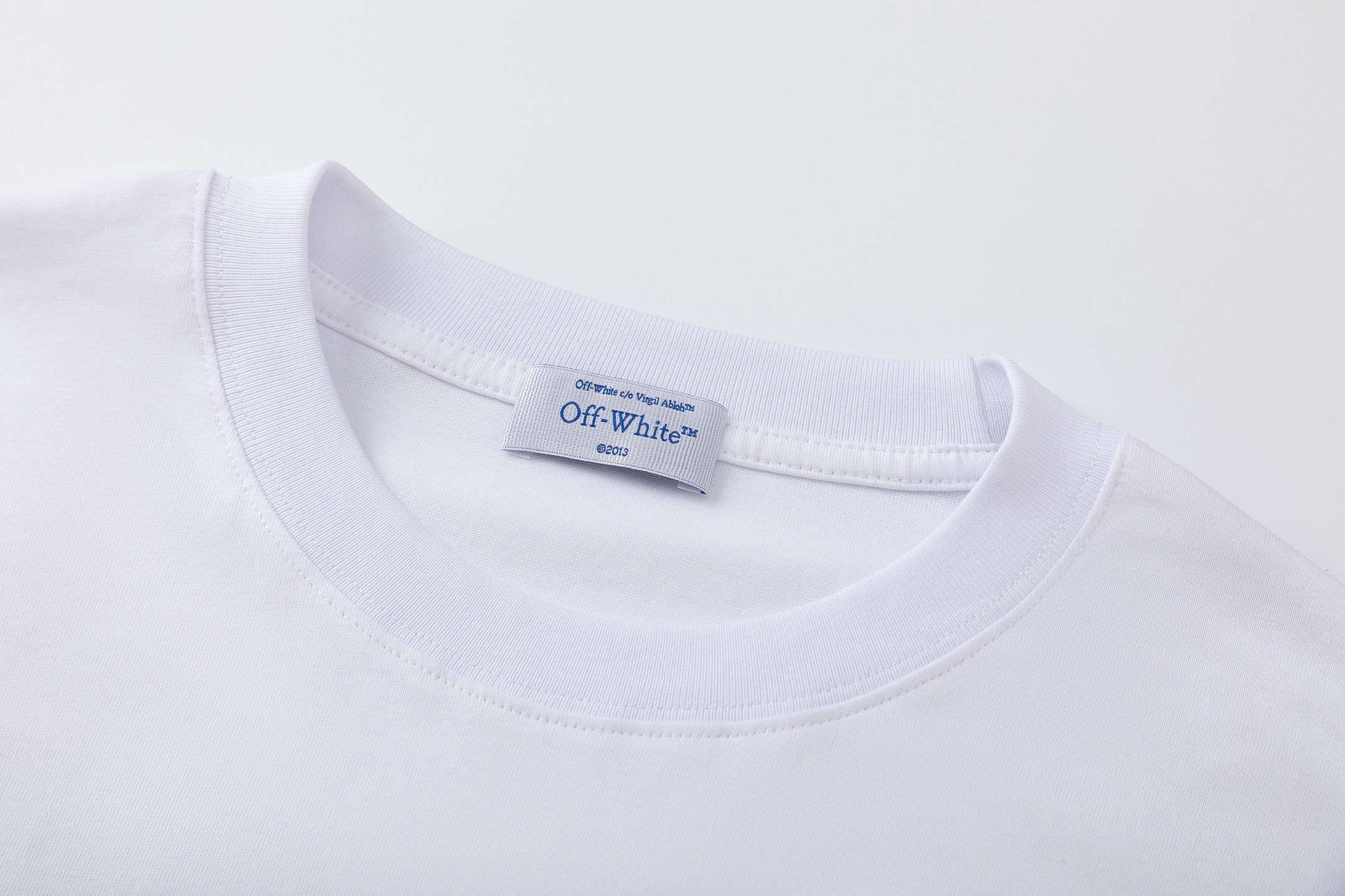 Off-White Printed Crew Neck T-Shirt | OW Tee Tops | S-XL Sizes 2 i1746324038485 7171 0 1