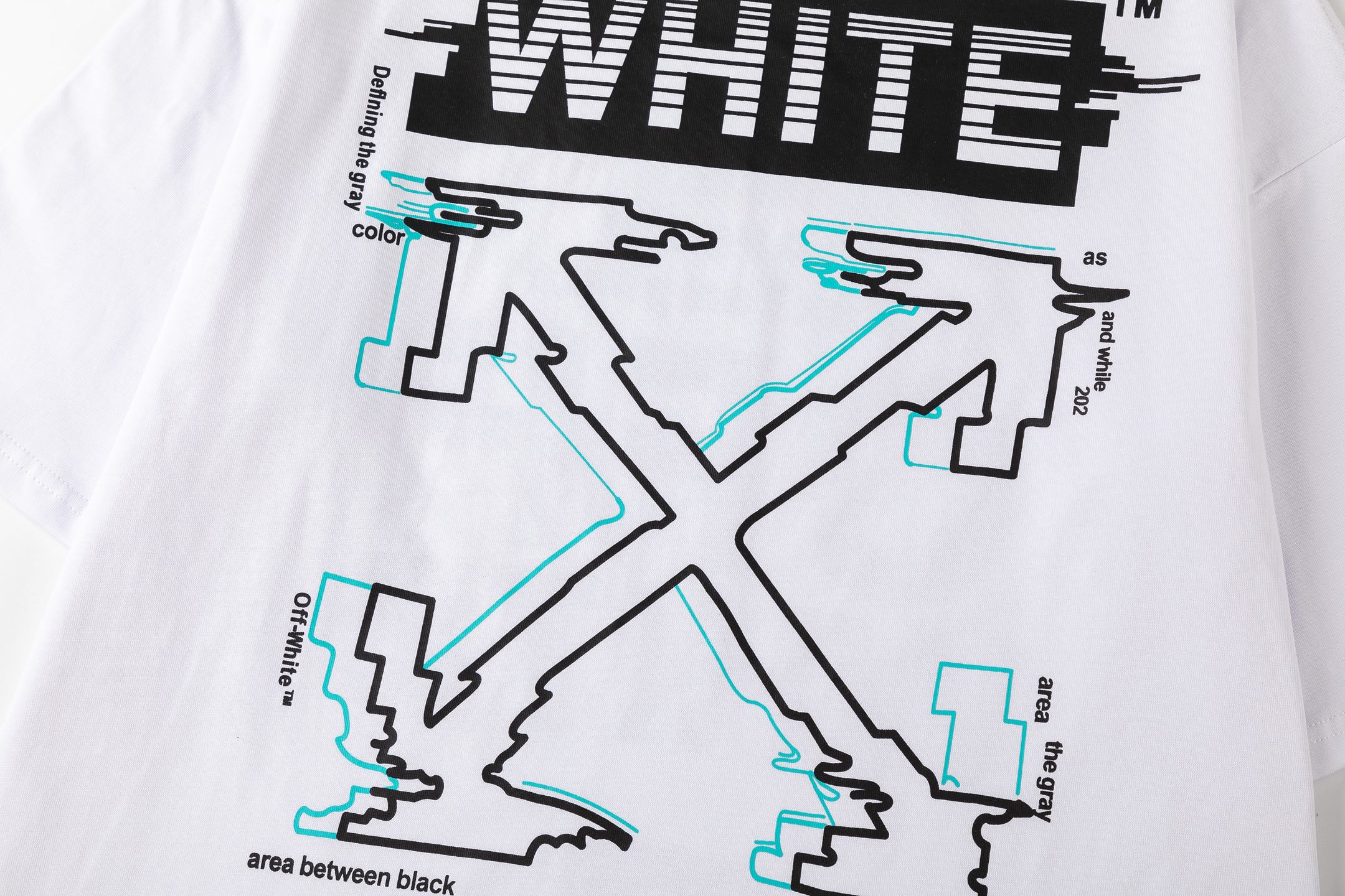 Off-White OW Printed Crew Neck T-Shirt Fashionable Streetwear Tee Tops 5 i1746324101631 988 0 3