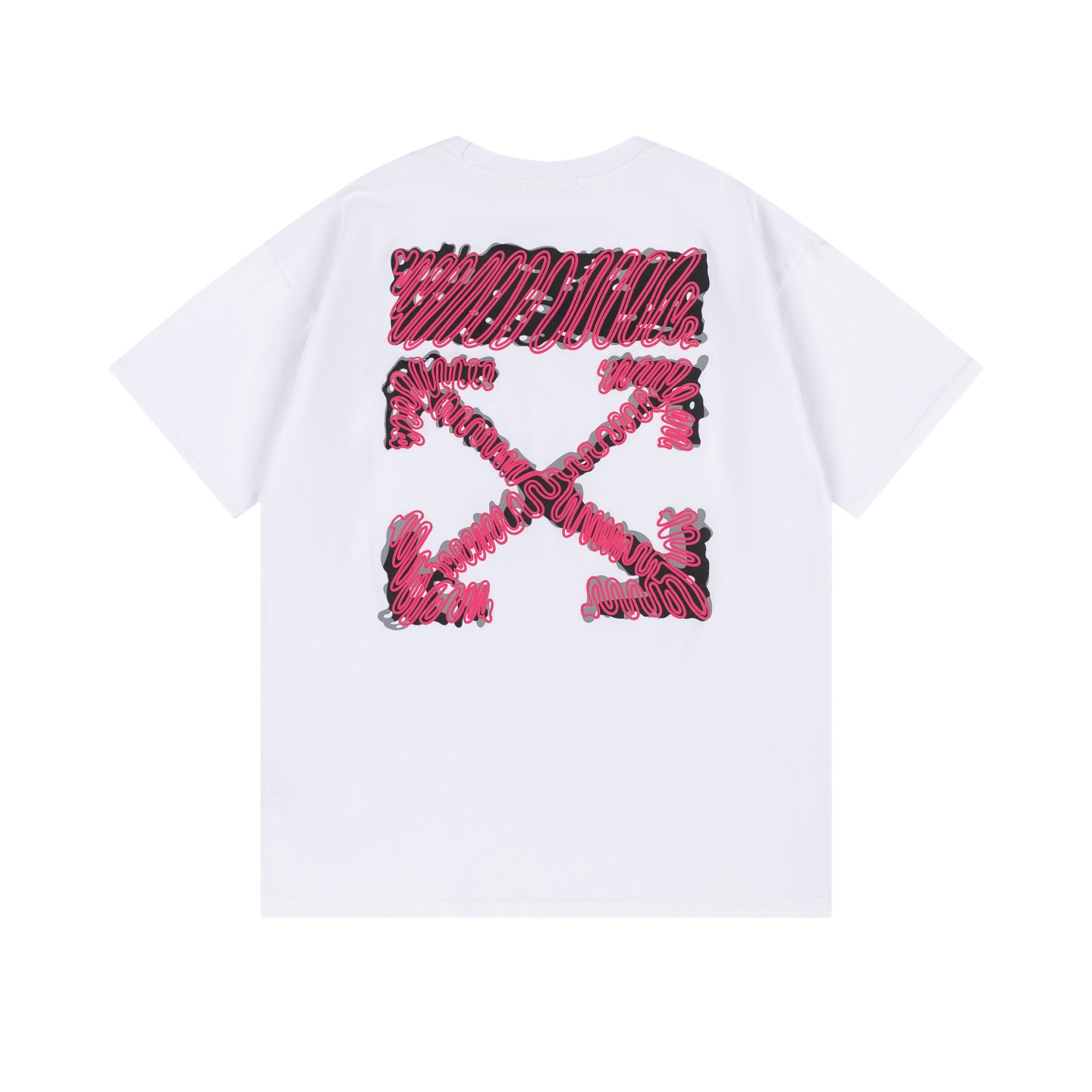 Off-White OW Printed Crew Neck T-Shirt | Fashionable Tees & Tops 5 i1746324170805 831 0 4