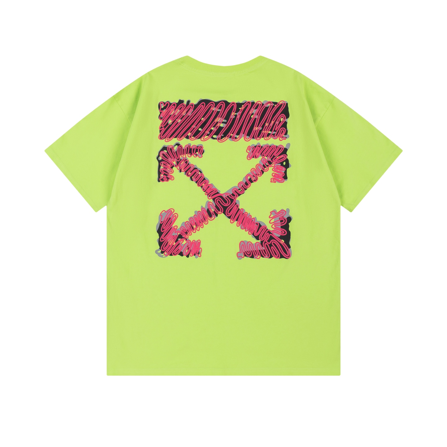 Off-White OW Printed Crew Neck T-Shirt | Fashionable Tees & Tops 3 i1746324171540 8293 0 2