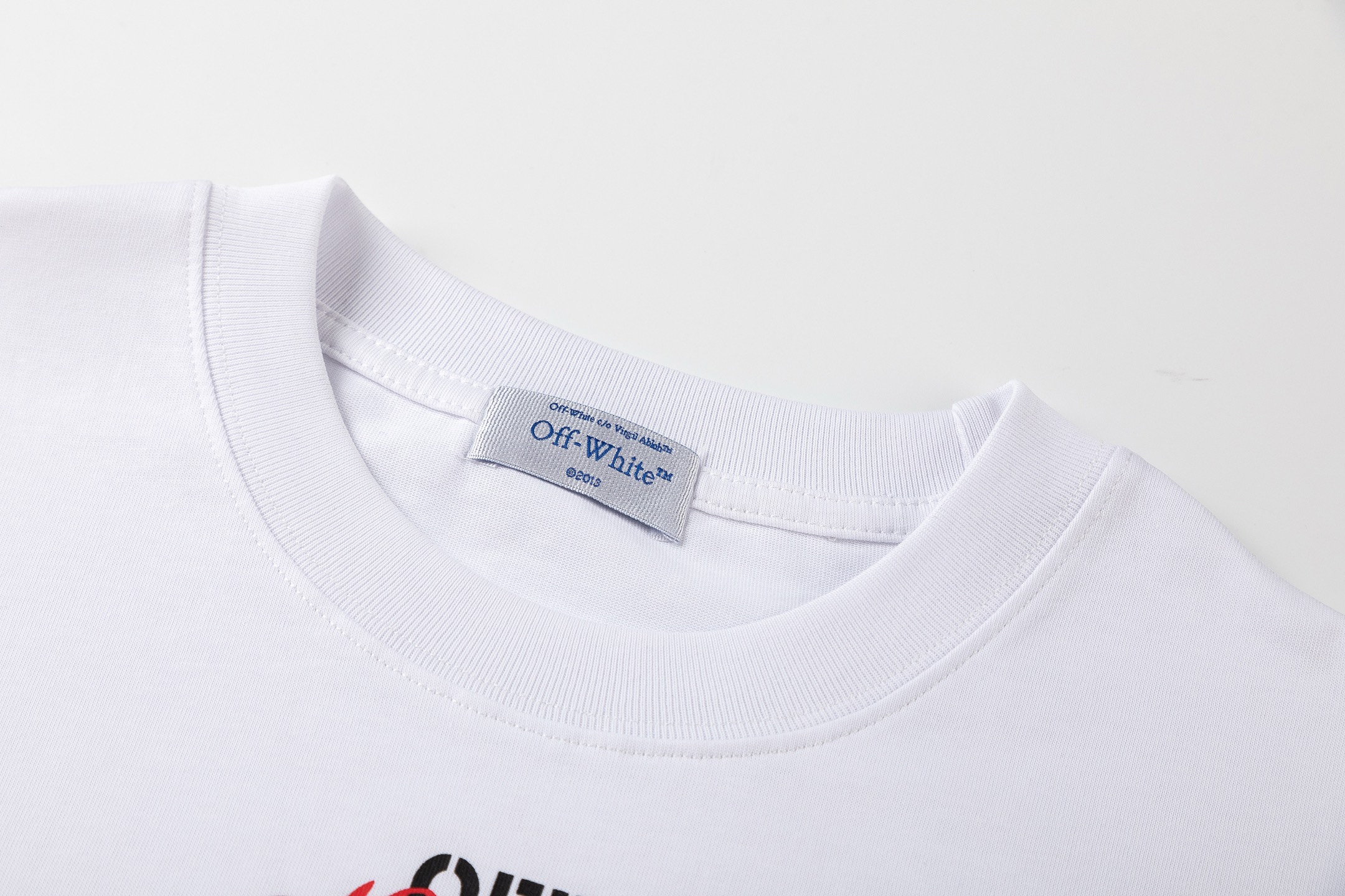 Off-White Printed Crew Neck T-Shirt | Short Sleeve Casual Tee 3 i1746324195294 3491 0 1