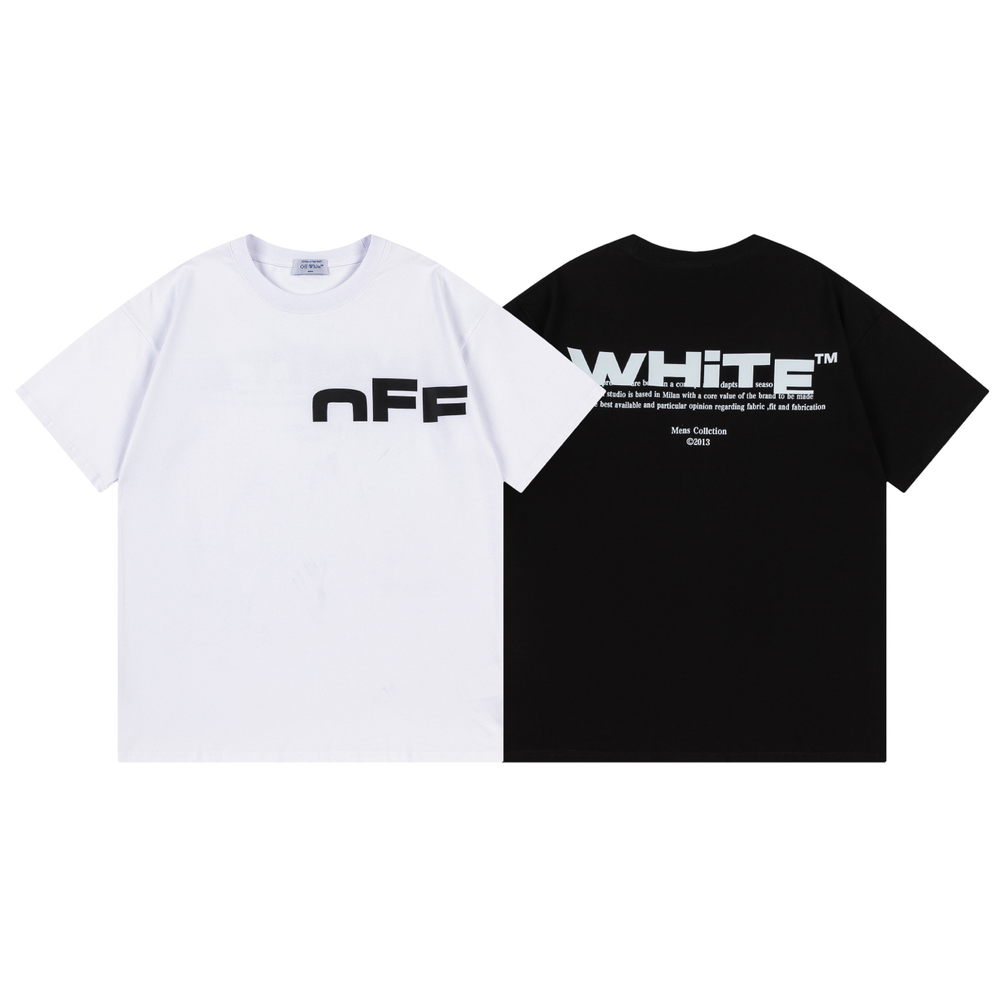 Off-White Printed Crew Neck T-Shirt | OW Tees Tops | S-XL Sizes 1 i1747706366787 9963 0 0