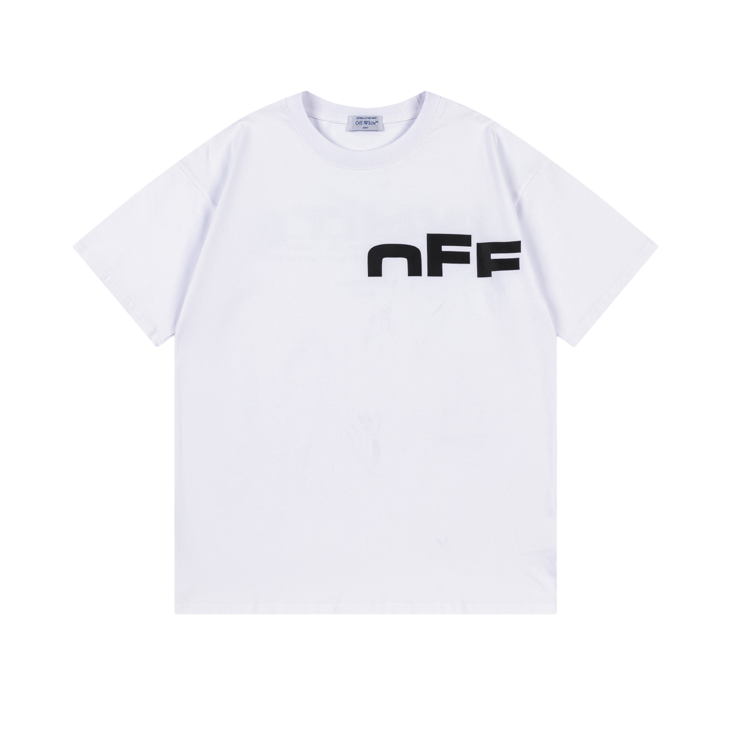 Off-White Printed Crew Neck T-Shirt, Stylish Tee for Men and Women 1 i1747706384887 516 0 0