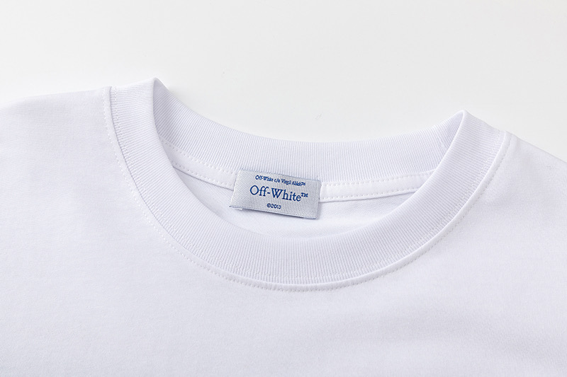 Off-White Printed Crew Neck T-Shirt | Short Sleeve Cotton Tee for Men 3 i1747706498300 6194 0 1