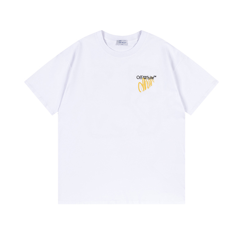 Off-White OW Printed Crew Neck T-Shirt - Stylish, Comfortable, and Trendy 3 i1747706599700 3406 0 2