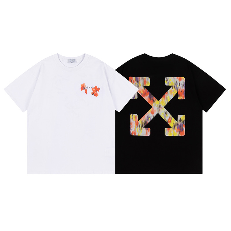 Off-White Printed Crew Neck T-Shirt - Stylish and Comfortable Tees for Men & Women 2 i1747706623657 7773 0 0