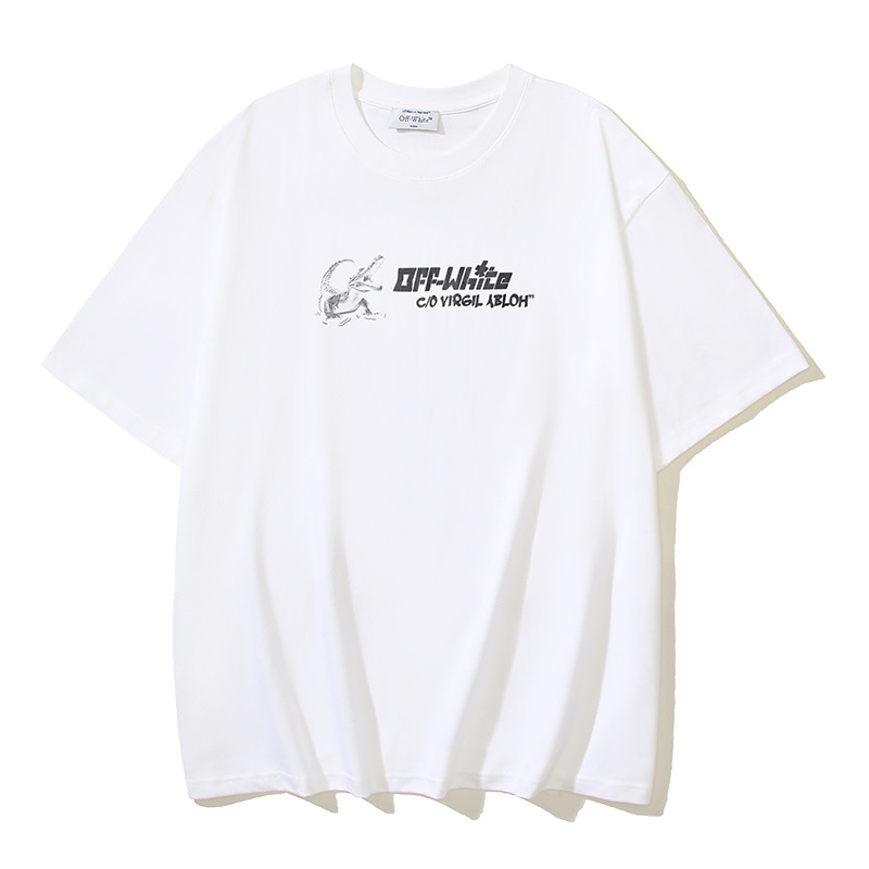 Off-White Printed Crew Neck T-Shirt | Virgil Abloh Design, Sizes S-XL 2 i1747707381546 5157 0 0