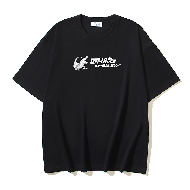 Off-White Printed Crew Neck T-Shirt | Virgil Abloh Design, Sizes S-XL 4 i1747707384343 5312 0 2