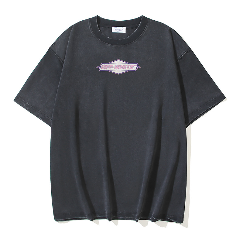 Off-White Printed Crew Neck T-Shirt - Stylish Comfort for Everyday Wear 1 i1747707559868 9718 0 0