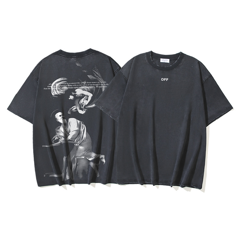 Off-White Printed Crew Neck T-Shirt - Stylish Graphic Tee for Men and Women 1 i1747707728217 9990 0 0