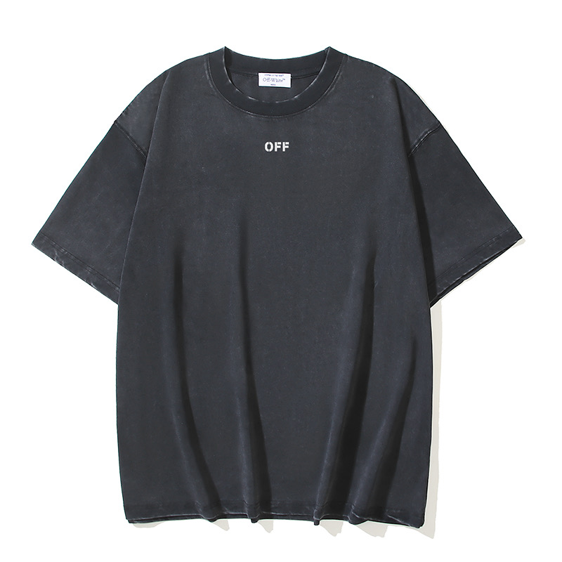 Off White Printed Crew Neck T-Shirt - Fashionable Streetwear Tee 3 i1747707861992 9637 0 1