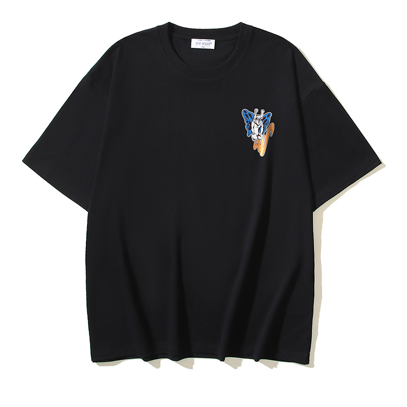 Off-White Printed Crew Neck T-Shirt | Cartoon Graphic Tee 2 i1747709055598 5145 0 1