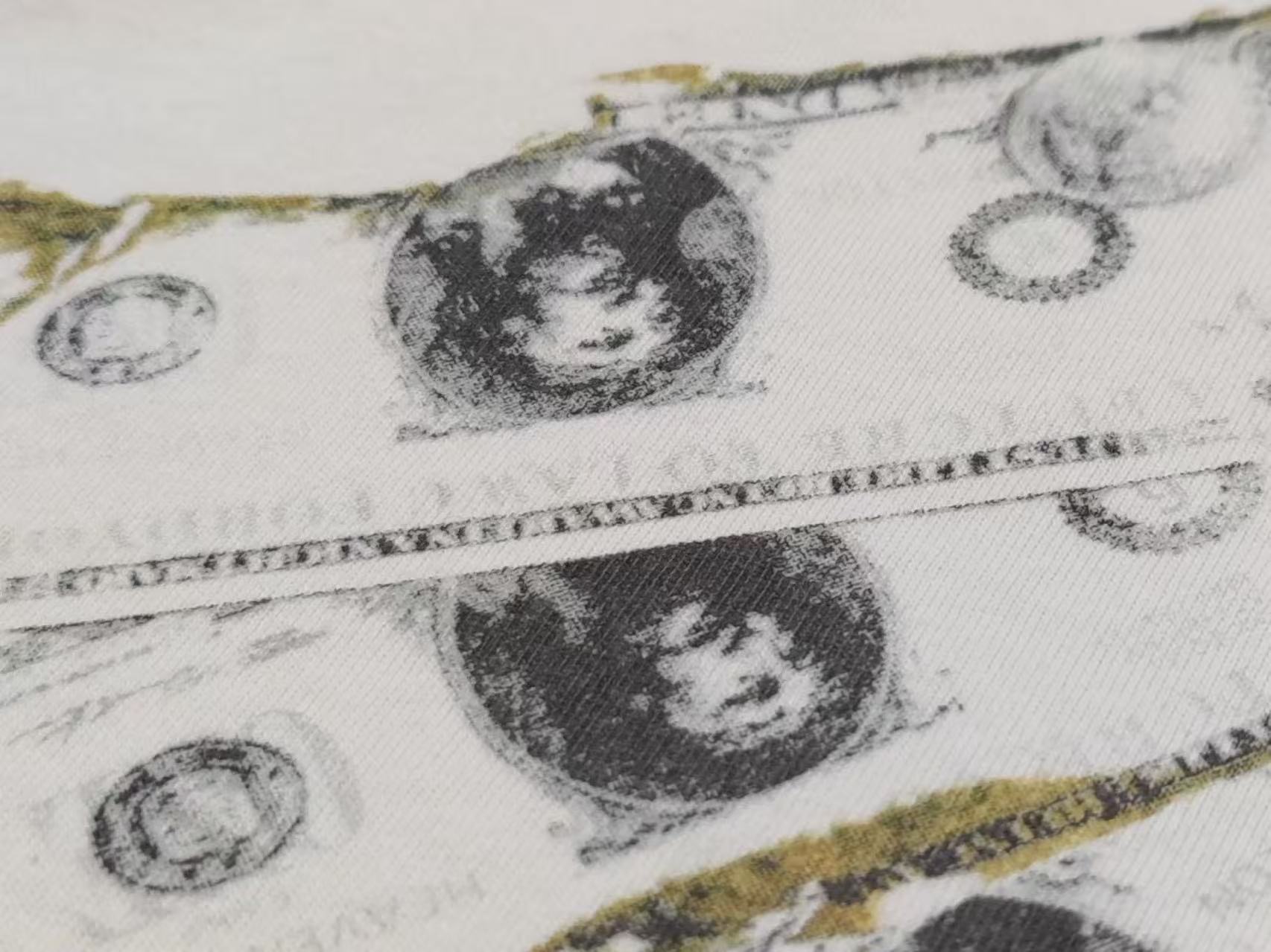 Saint Michael Vintage Crew Neck T-Shirt with Money Print - S to XL 7 i1748052526507 9809 0 5