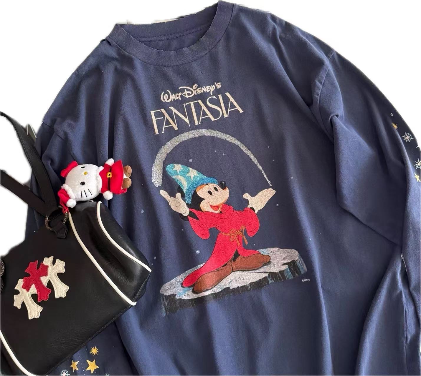 SAINT Michael x Disney Fantasia Vintage Blue Long Sleeve Tee Shirt 3 i1748053257354 8581 0 1