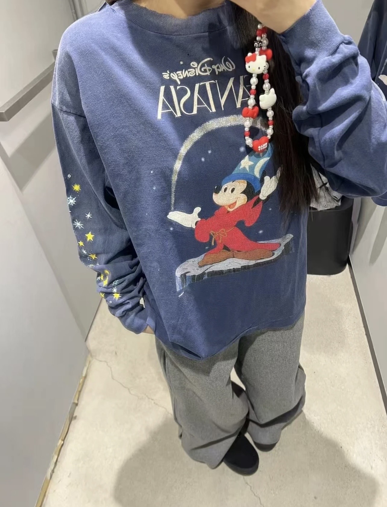SAINT Michael x Disney Fantasia Vintage Blue Long Sleeve Tee 8 i1748053343195 8072 0 7