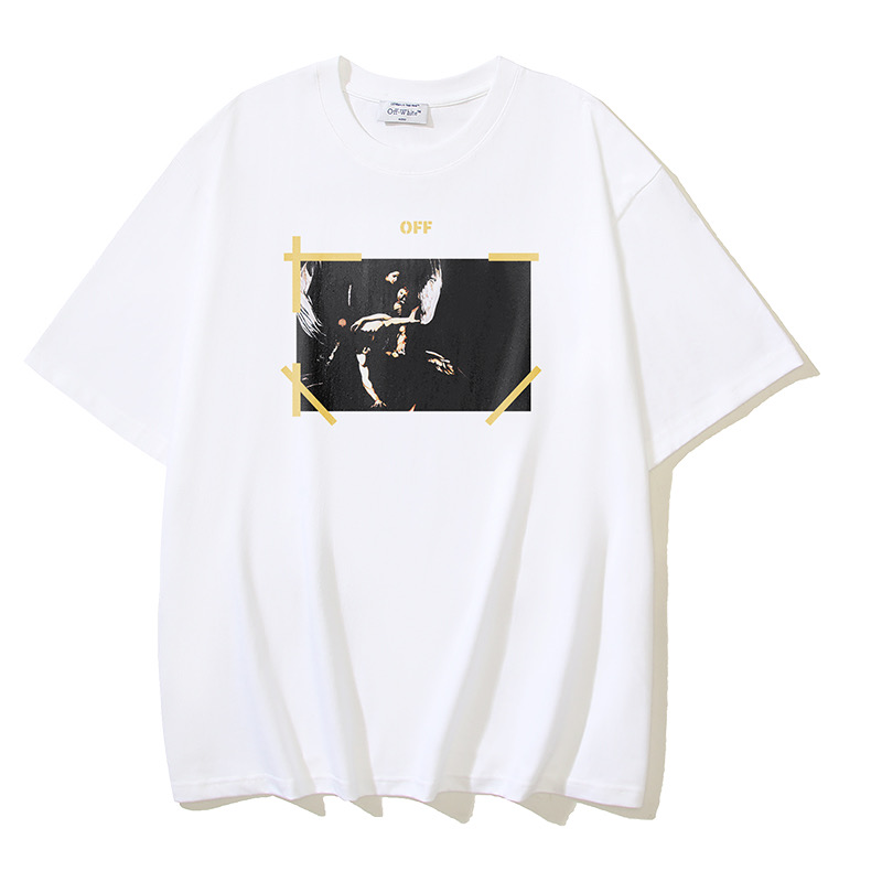 Off-White OW Printed Crew Neck T-Shirt | Fashionable Graphic Tee S-XL 2 i1748830114727 4052 0 0