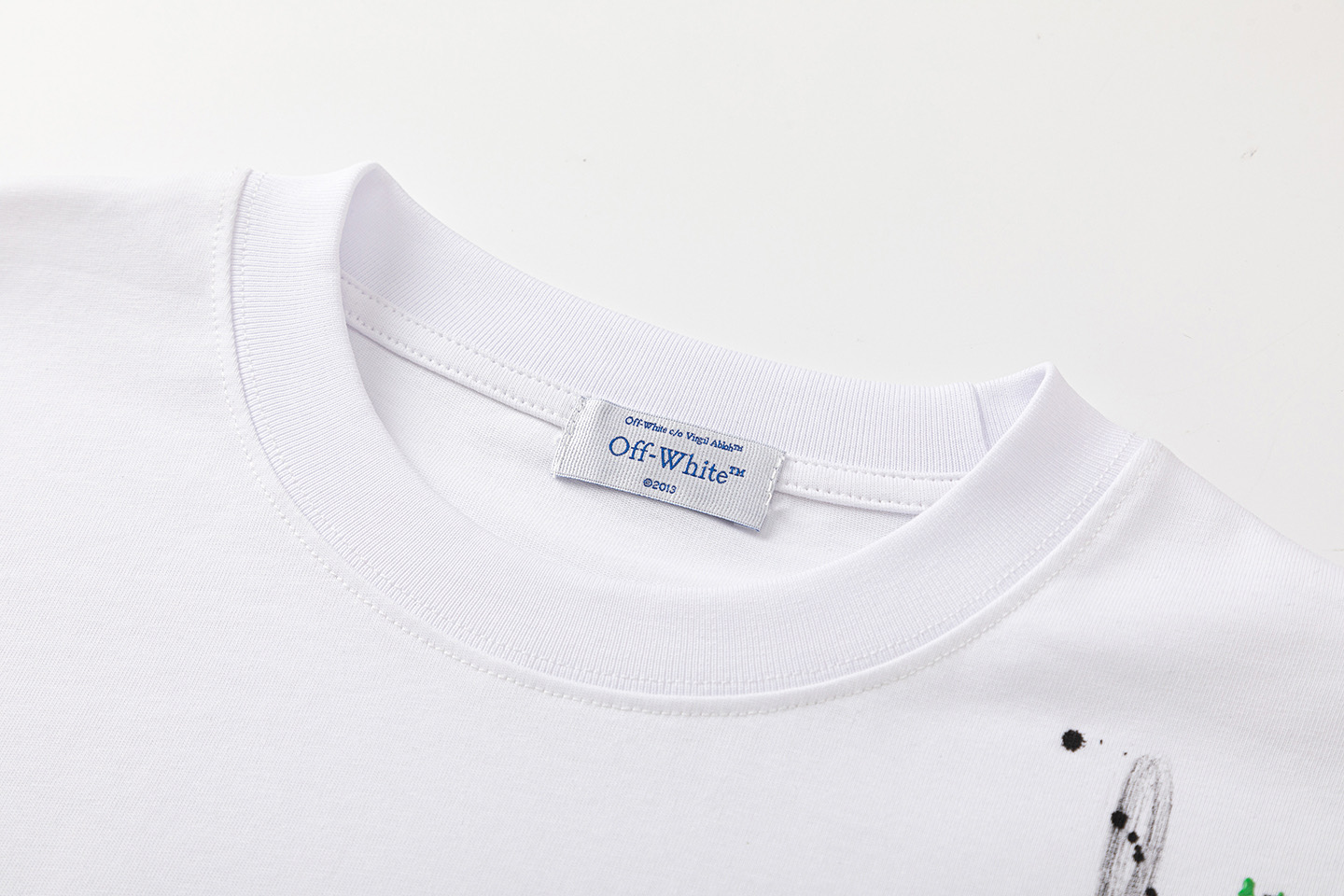 Off-White Printed Crew Neck T-Shirt | Short Sleeve Tee Top for Men and Women 2 i1748830555653 5963 0 1