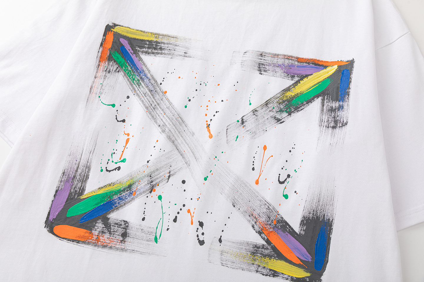 Off-White OW Printed Crew Neck T-Shirt | Fashionable Tees Tops for Men & Women 6 i1748830976861 9417 0 4