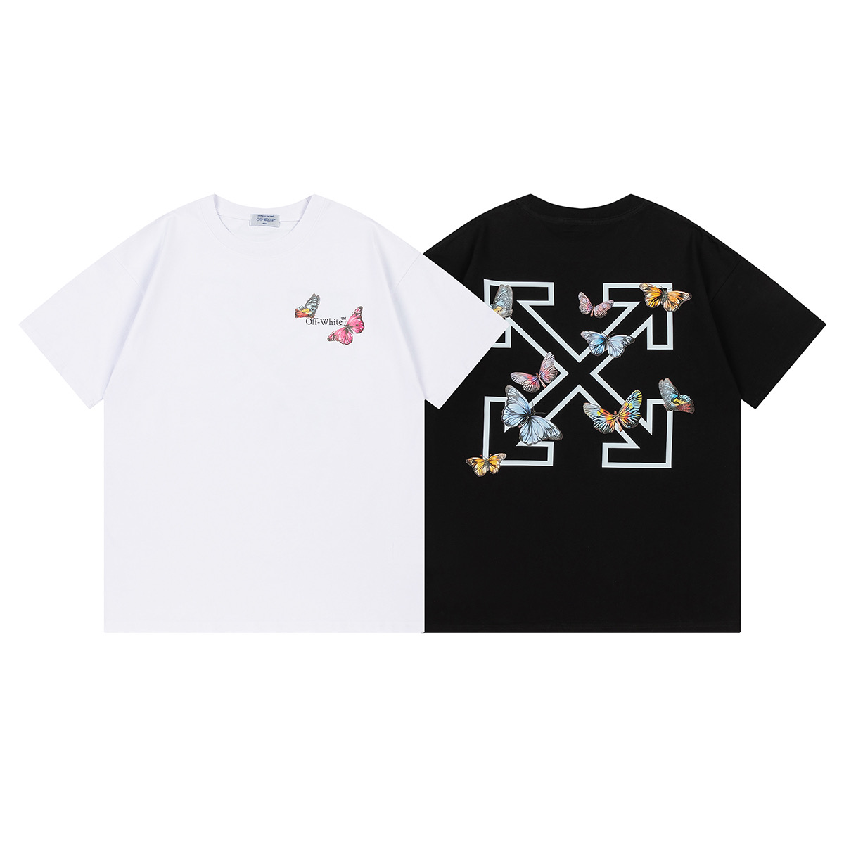 Off-White Butterfly Arrow T-Shirt - Stylish Crew Neck Tee for Men & Women 1 i1748831106729 2162 0 0