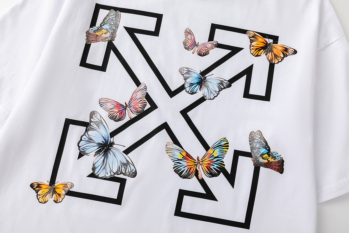 Off-White Butterfly Arrow T-Shirt - Stylish Crew Neck Tee for Men & Women 5 i1748831106729 9058 0 4