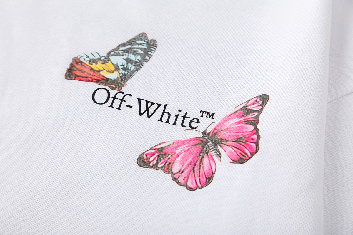 Off-White Butterfly Arrow T-Shirt - Stylish Crew Neck Tee for Men & Women 4 i1748831107340 1573 0 3